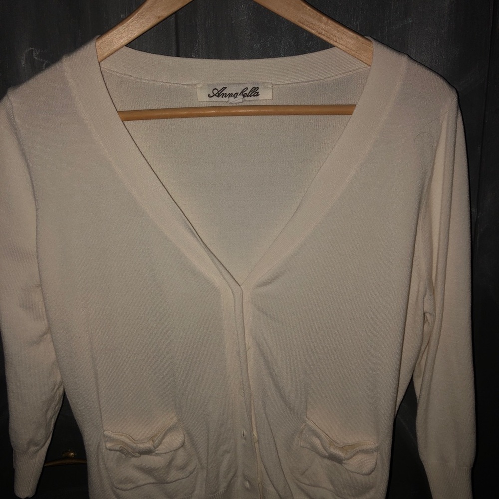 Cream cardigan